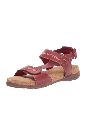 Clarks Women's Roseville Mae Red Leather Slingback Comfort Sandals Size 12 NWOT